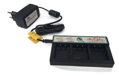 3 port ladestation Inkl. ladekabel (helt sæt), Til Equinosis Q, generation 7